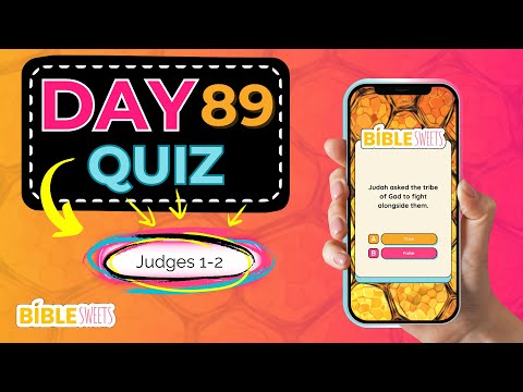 Bible Trivia Quiz - Day 89 Challenge | Judges 1-2