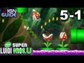 New Super Luigi U 3 Star Coin Walkthrough - Soda Jungle 1: Giant Swing-Along