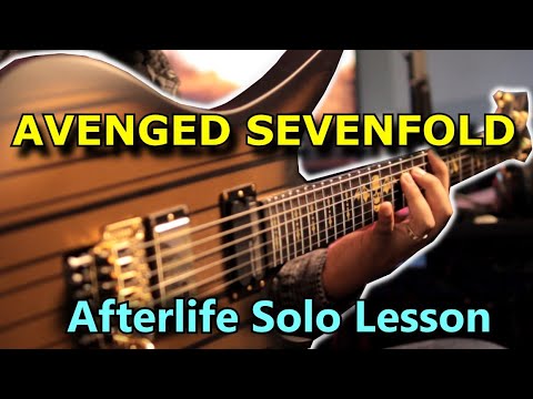 AFTERLIFE Solo Lesson with Tabs - Avenged Sevenfold