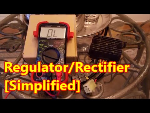Idiot's Guide to Regulator Rectifier Test | SV650