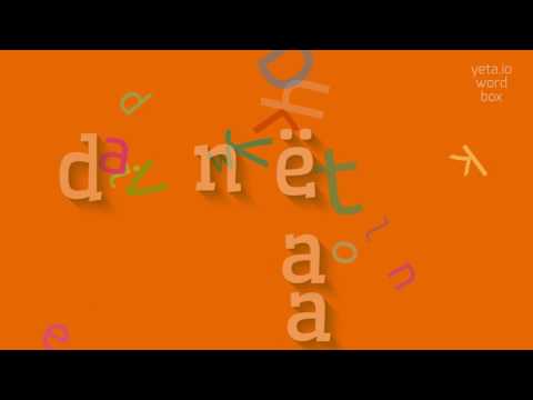 How to say "danaë"! (High Quality Voices)