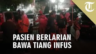 Ibu Lari dari Lantai 3 Rumah Sakit Sambil Gendong Anak dan Bawa Infus akibat Gempa