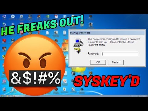 SYSKEYING a scammer! HE LOSES IT! [SYSKEY'D]