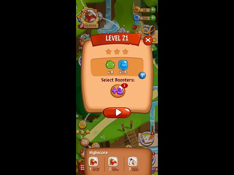 Angry Birds Blast Level 21