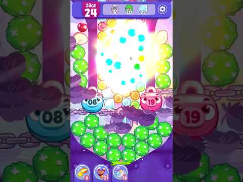 Angry Birds Dream Blast Level 200 no booster [Gameplay] optimized for smartphones [Rovio]