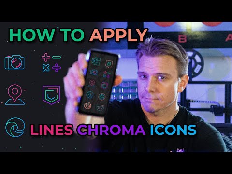 Lines Chroma - Icon Pack Video