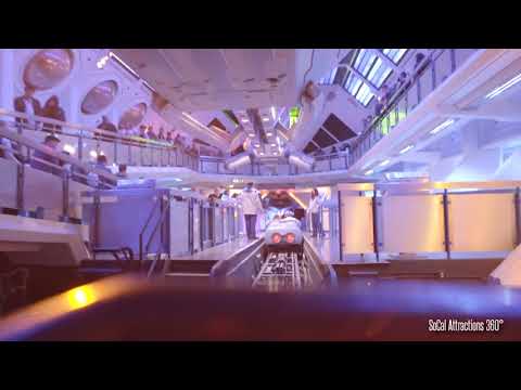 [4K POV] HyperSpace Mountain Full Ride through - Star Wars-Themed Coaster Ride