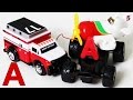 Learn Letter A With An Ambulance And Airplane