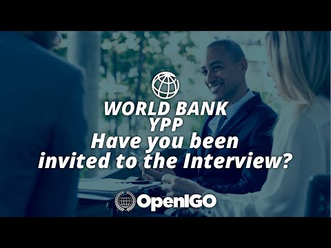 World Bank Young Professionals Program (YPP) - Mock Interview