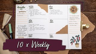 Ladies Lounge: 10x Bullet Journal Wochenübersicht