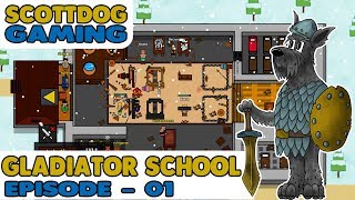 Gladiator School Part 1 -  Our First Fight - Gladiator Management Simulator