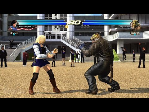 L7 395_7 King y Asuka c18 ( Uchiha x24 ) vs (G4yGrab-me) King y Lili - Tekken Tag 2 Online