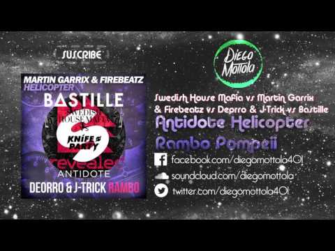 Antidote vs Helicopter vs Rambo vs Pompeii (Martin Garrix Mashup) (ADE 2014)