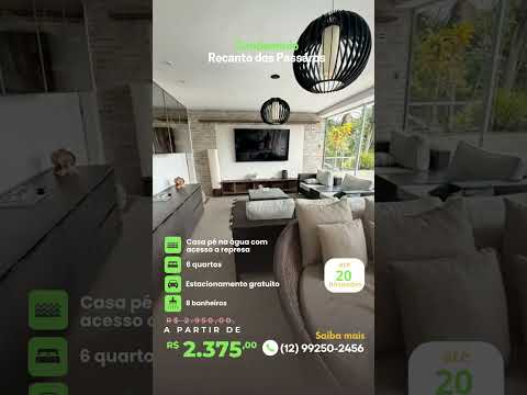 Casa luxuosa com acesso a represa de Igaratá