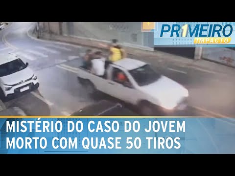 Mistério de jovem morto com 49 tiros: imagens mostram fuga da polícia | Primeiro Impacto (11/04/25)