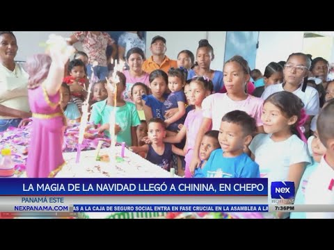La magia de la navidad llegó a Chinina en Chepo Panamá este