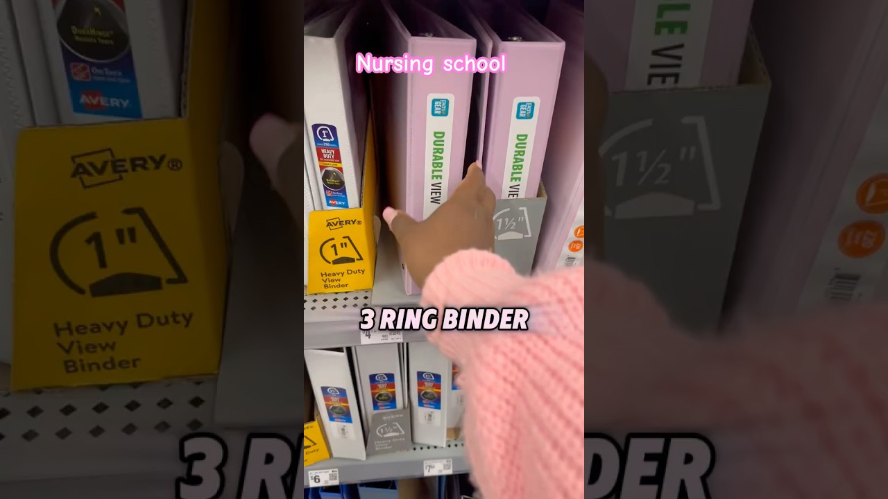 Let’s Build a Binder for nursing school!! #nursingschool#nursingdegree#nursingstudent🌸💫🌸💫🌸