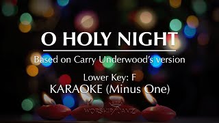 Download lagu O Holy Night | Karaoke (Lower Key) mp3