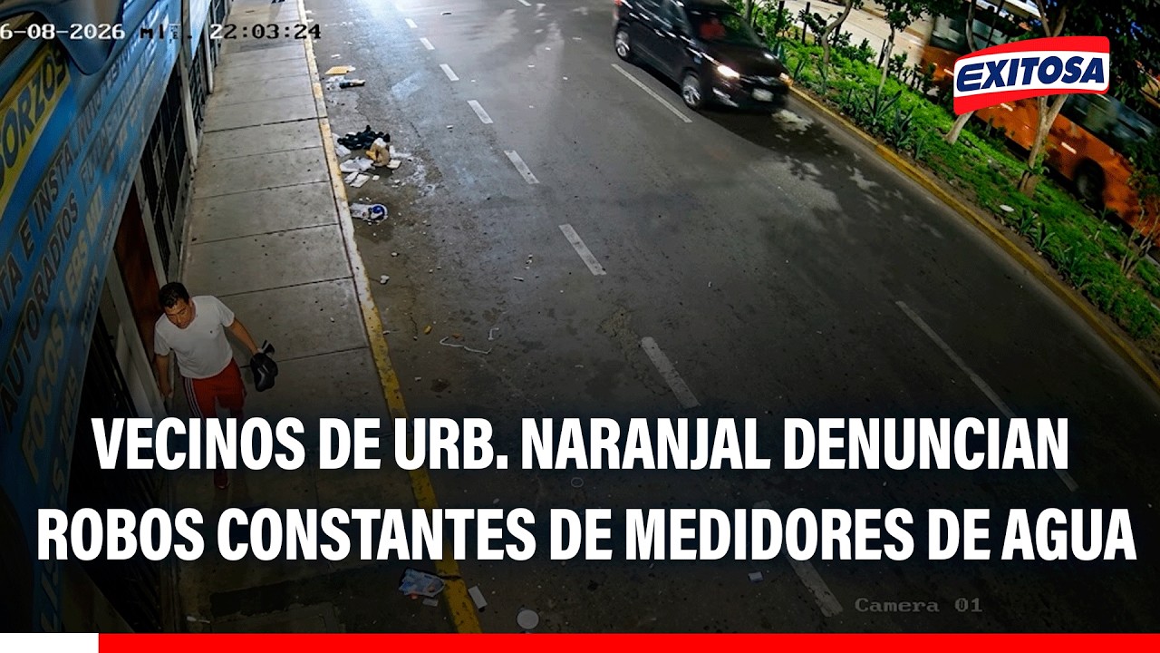 🔴🔵 San Martín de Porres: Vecinos denuncian robos constantes de medidores de agua en urb. Naranjal