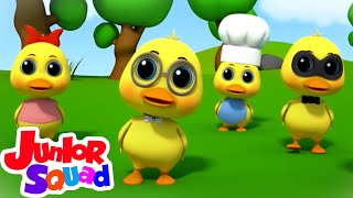 Download lagu Bebek kecil yang lucu | Lagu anak anak | Bayi sajak | Junior Squad Indonesia | Kartun untuk anak mp3