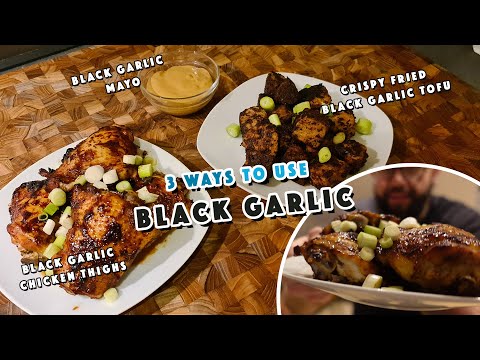 , title : 'How to use BLACK GARLIC 3 ways | Simple Black Garlic Recipes'