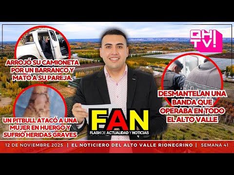 ARROJÓ CAMIONETA por BARRANCO y MATÓ a su PAREJA / PITBULL ATACA a MUJER en HUERGO |FAN 12/11 |QHtv!