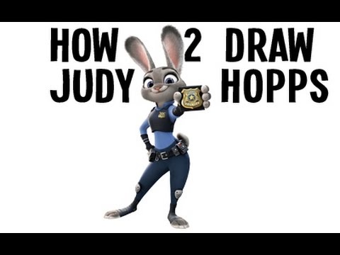 How to Draw Judy Hopps From Zootopia