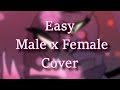 Hazbin Hotel Male Female Cover Easy Ft Clara Louvette ​
