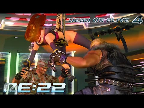 DEAD OR ALIVE 4 – Kasumi/Ayane (Lose) vs Leon/Bass Tag Battle – #22