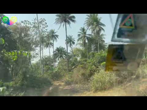 Beautiful Sierra Leone driving to Mahera village