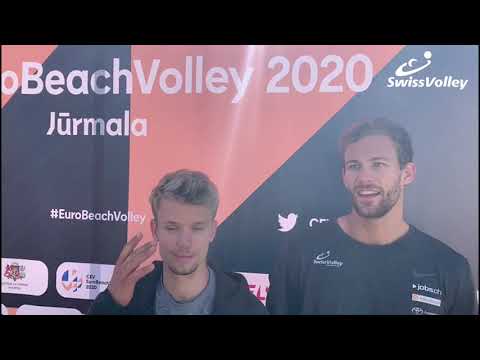 Breer/Krattiger gewinnen den Achtelfinal an der Beach-EM gegen Holland