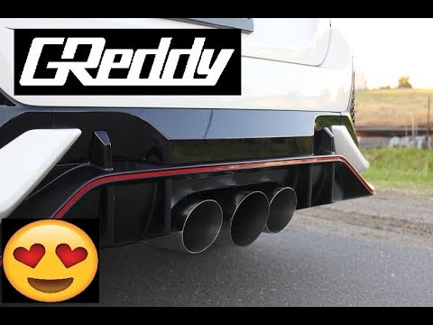 Greddy Supreme HG exhaust on 2019 Honda Civic Type R