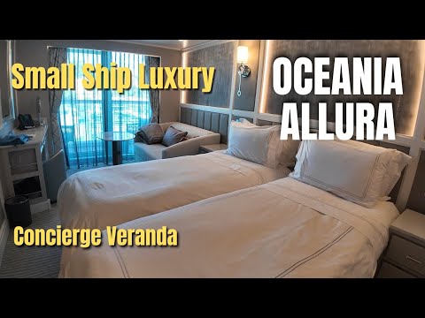 Oceania Allura | Concierge Veranda Full Walkthrough Tour & Review