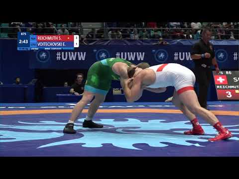 1/16 FS - 86 kg: S. REICHMUTH (SUI) v. E. VOITECHOVSKI (LTU)