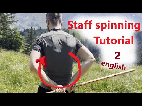BEGINNERS STAFF SPINNING TUTORIAL  - spin it "AROUND THE WORLD" | Kunjutsu