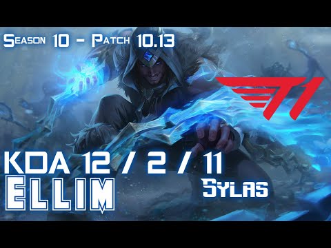 T1 Ellim SYLAS vs EKKO Jungle - Patch 10.13 KR Ranked