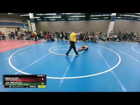63-65 Lbs Round 2 - Bear Allen, Tribe Wrestling Club Vs Jax Migliaccio, Pace Rockwall Training Cen