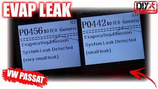 VOLKSWAGEN P0456/P0442 ,Passat JETTA Audi, air leak! Check engine.