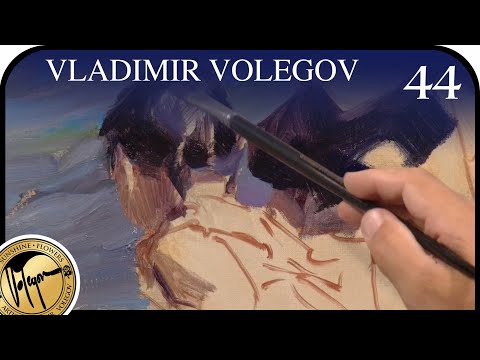 VLADIMIR VOLEGOV. Where does childhood go? 65x80 cm, oil on canvas