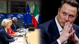Download lagu Elon musk fined €120 million by the EU for breaking EU's new digital service act. #trendingnow #eu  mp3