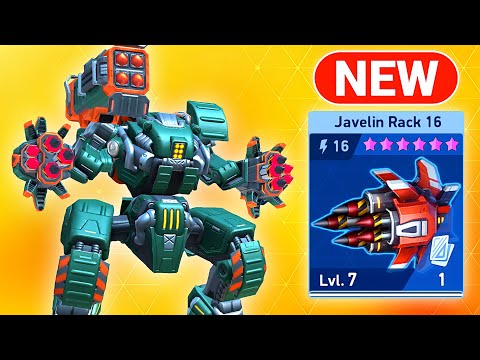 New Weapon Javelin Rack 16 with Onyx - Mech Arena