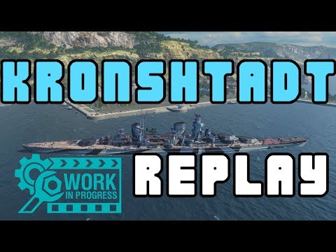 NEW Kronshtadt BATTLECRUISER T9 premium - first REPLAY || World of Warships
