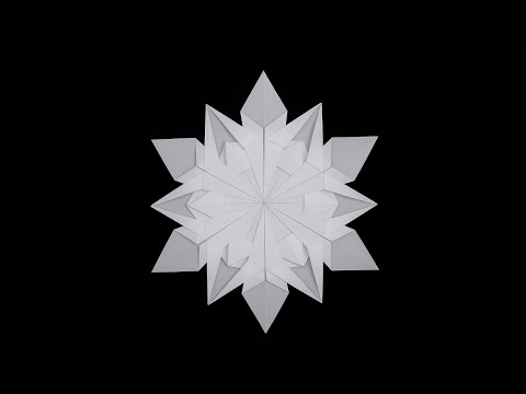 How to Make an Origami Snowflake