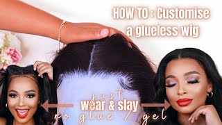 HOW TO : Make A Glueless Wig For Beginners ! Wear &  Slay ft CelieHair