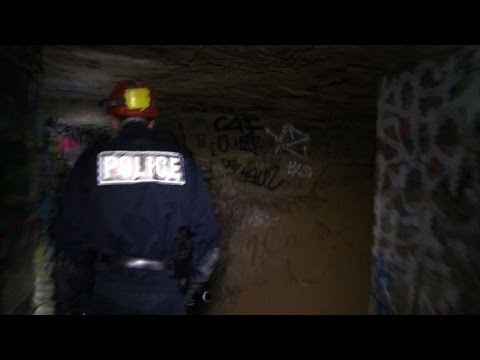 French police's notes from underground