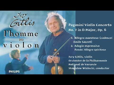 Ivry Gitlis - Paganini: Violin Concerto No. 1 in D Major Op. 6