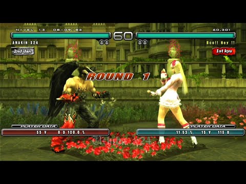 61_5 Devil Jin vs Lili Rochefort Ryona - Tekken 5 Dark Resurrection PS3 HD 2022 ( Uchiha x24 )