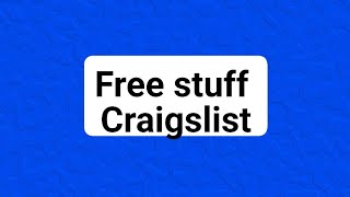free stuff on Craigslist in Waikiki Honolulu Hawaii