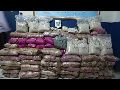 Decomisan más de una tonelada de heroína en un almacén cerca de Atenas