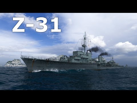 World of WarShips Z-31 - 2 Kills 133K Damage